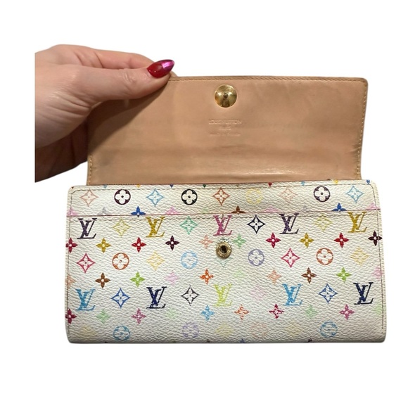 Louis Vuitton Sarah Wallet Multicolor White Murakami - Picture 2 of 6